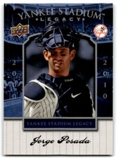 2008 UPPER DECK YANKEE STADIUM BOX SET JORGE POSADA NEW YORK YANKEES #95