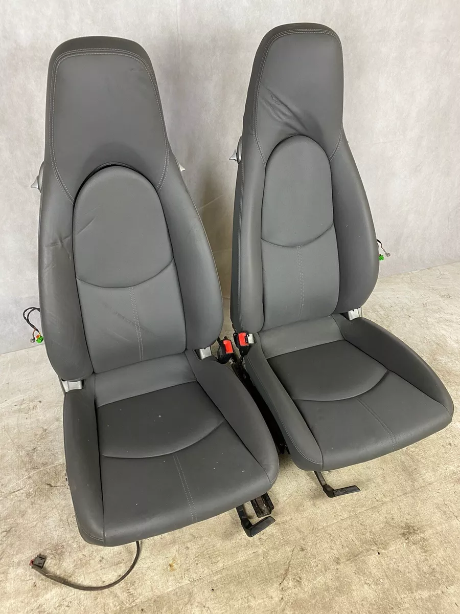 Porsche 987 997 Comfort Black Leather Seats Used Genuine OEM eBay
