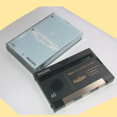PHILIPS  Digital DCC Compact Cassette 60min.Tape für Denon DAT  