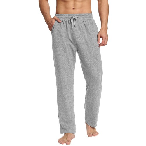Men Pants Winter Sweatpants Long Thick 