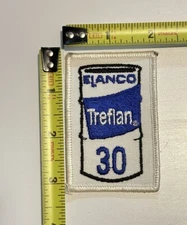 Vintage 1970 2”x3.125” Treflan Elanco 30 Patch Herbicide Barrel Agriculture Farm