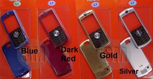 MOTOROLA L6 Razr V3 V3i SLVR L7 Fascia Housing Replacement Front & Back Covers - 第 14/16 張圖片