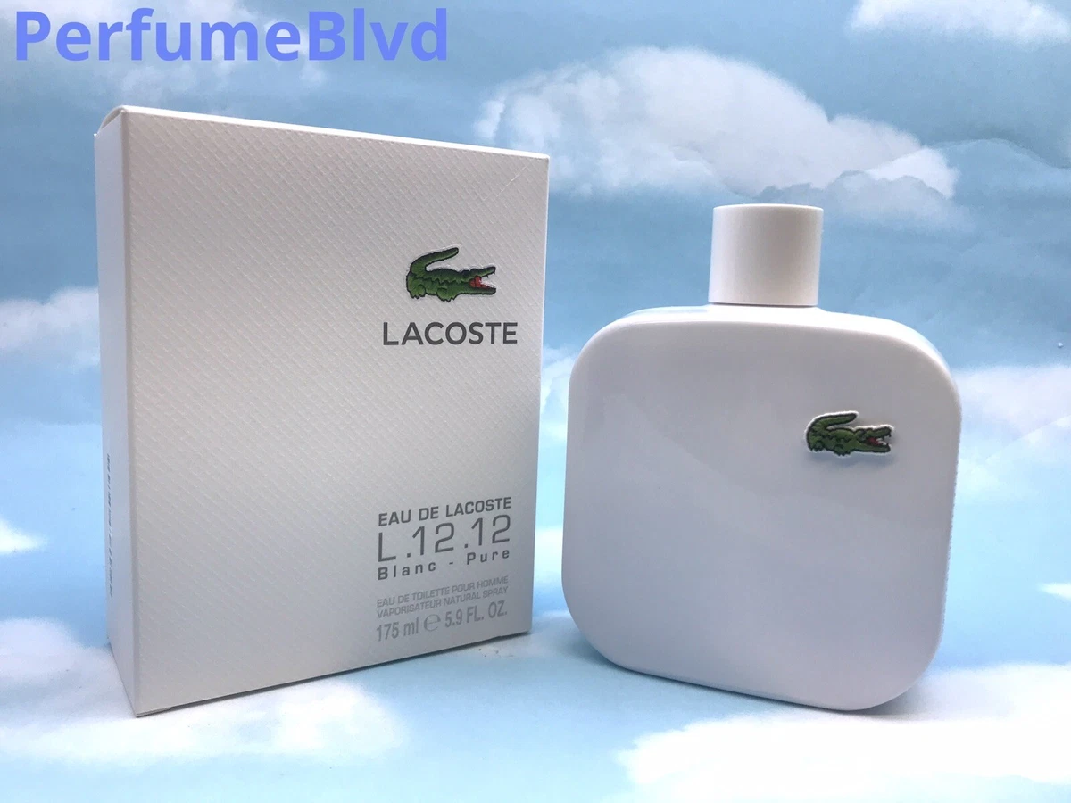 LACOSTE EAU DE LACOSTE L.12.12 BLANC PURE 5.9 FL.OZ 175 DE TOILETTE MEN eBay