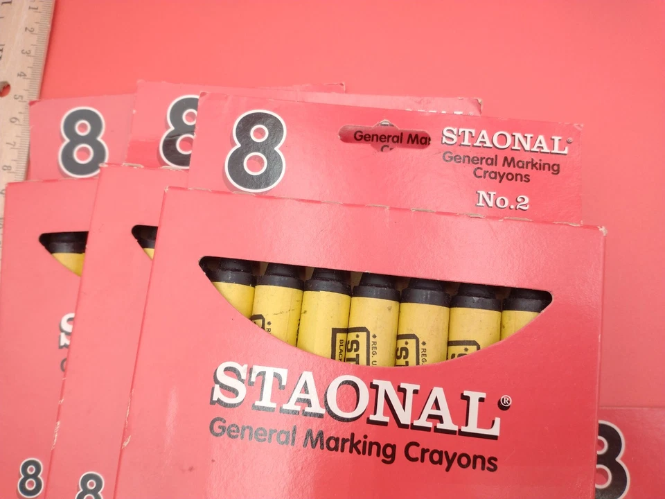 30 Pcs No. 2 Staonal Black General Marking Crayons Binney & Smith 2003 #1194 - Image 2 of 4