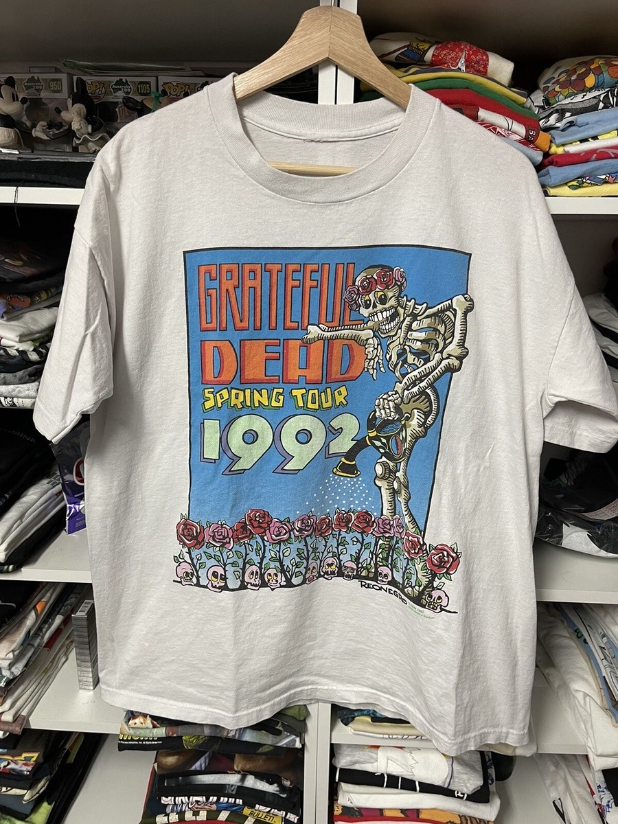 GRATEFUL DEAD SPRINGTOUR Tシャツ Vintage 1992 Spring Tour Grateful Dead Shirt Size XL - BIDSTITCH