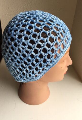 Hair Nets Crochet Hairnet Snood Cap Hat Sleeping Hairnet MEN/WOMEN'S HANDMADE - Picture 27 of 72