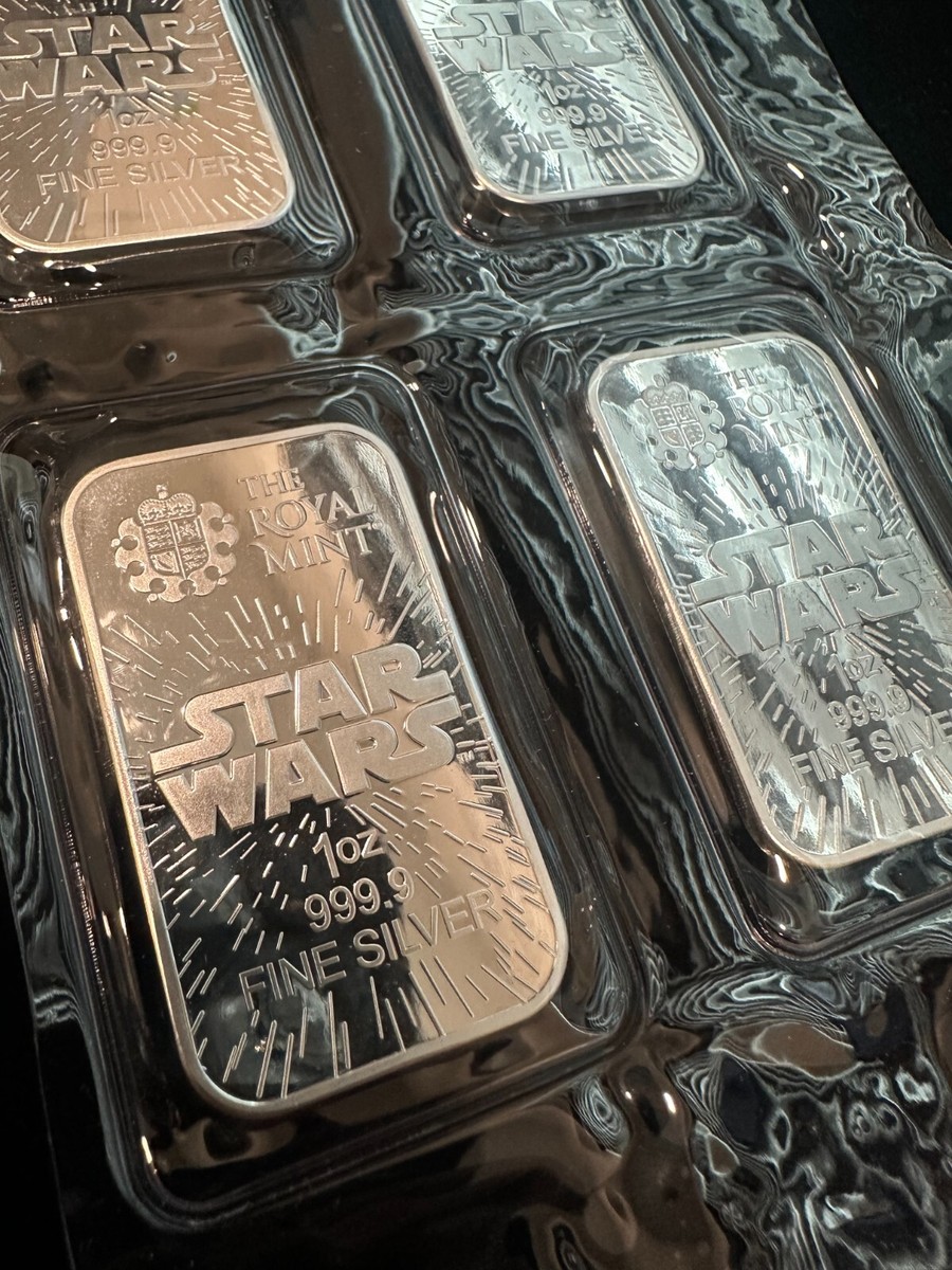 最新銀貨　1オンス銀貨 bar　2021 star wars ベスカー・バー 2021 Star Wars Mandalorian Beskar 1 Ounce Silver Bar .999