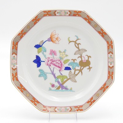 Herend Shanghai Plate 18Cm Octagonal Sh-4318-0-00 Western Tableware Hungary Hand