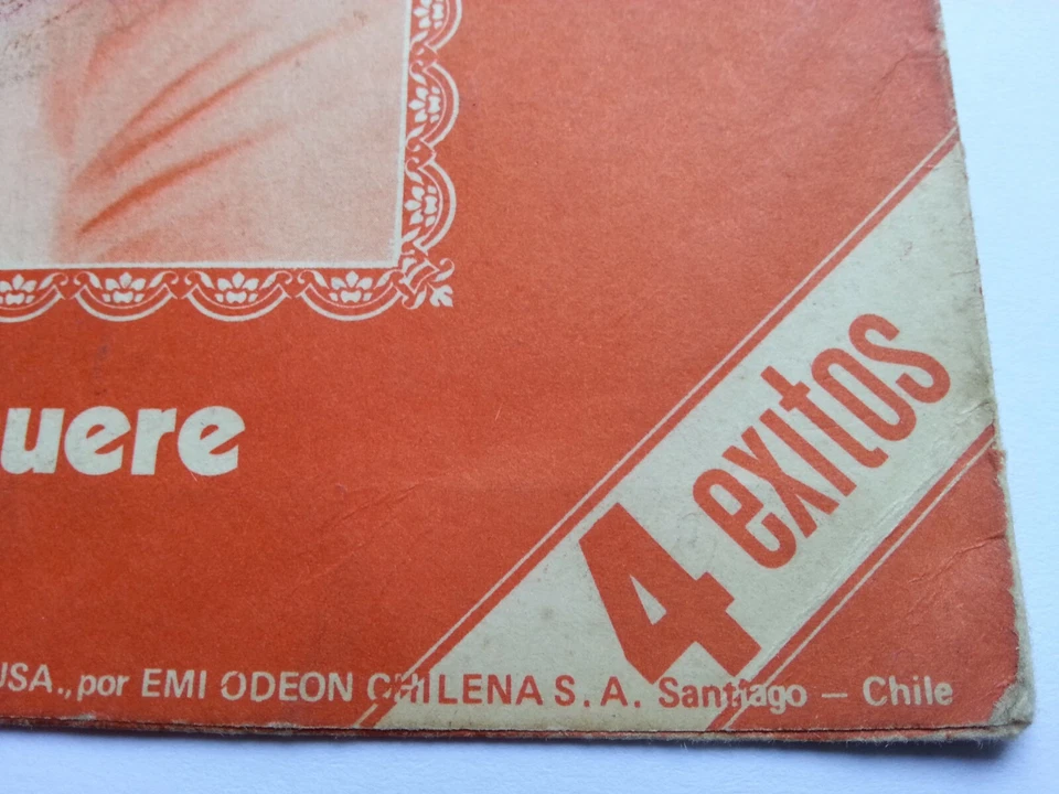 GIANNI BELLA NO 1979 4-TRCKS EP SPANISH-SUNG! UNIQ CVR & PS! CHILEAN PRESS ONLY! - Image 4 of 4