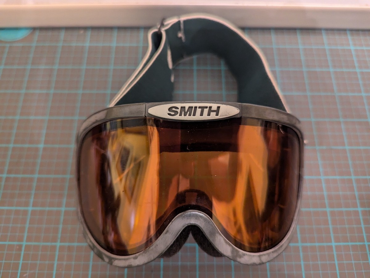 Vintage Scott Smith Ski Snow Goggles V8 USA MADE Orange