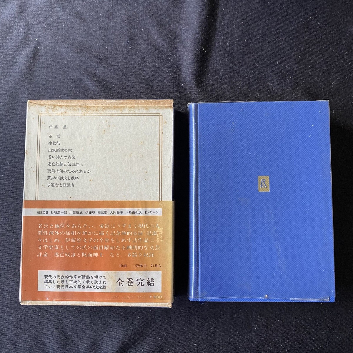 Japanese Literature Book Collections Vintage Sei Ito w Case Japanese Literature Book Collections Vintage Sei Ito w Case