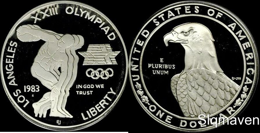 1983 S Olympic Silver Dollar Silver Dollar Gem Proof | eBay