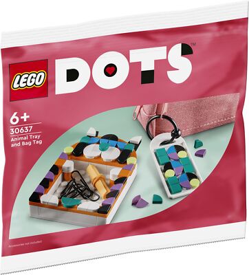 LEGO 30637 Dots Tier-Ablageschale und Taschenanhänger Polybag NEU & OVP