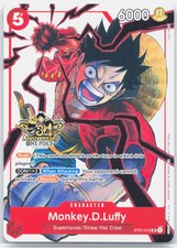 Monkey.D.Luffy - ST01-012 3rd Anniversary Promo SR One Piece - NM/MINT