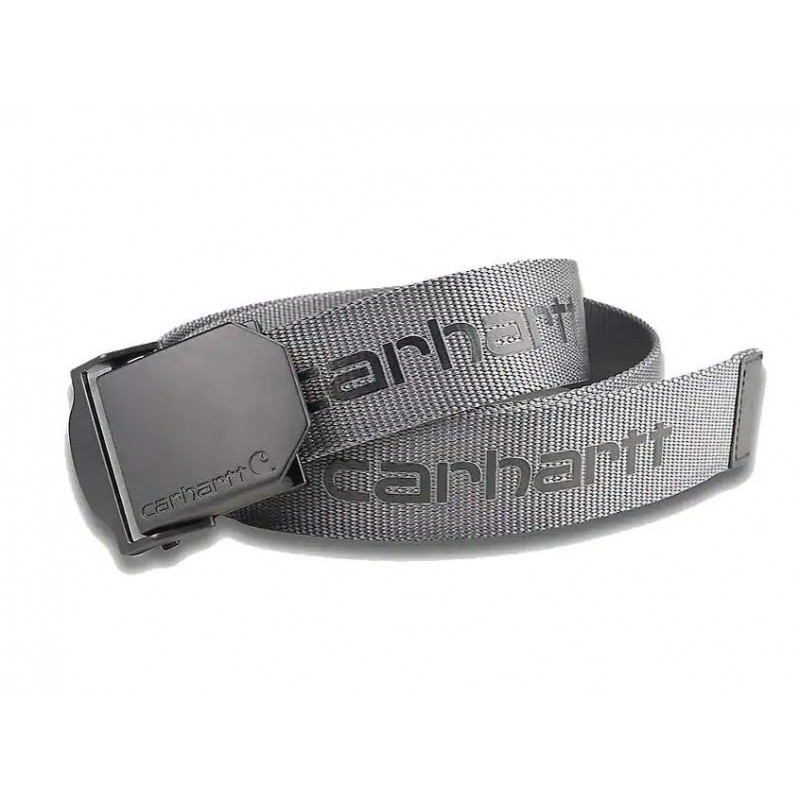 Carhartt-A0005501027-Cinturon Hombre Gris de Tela - M