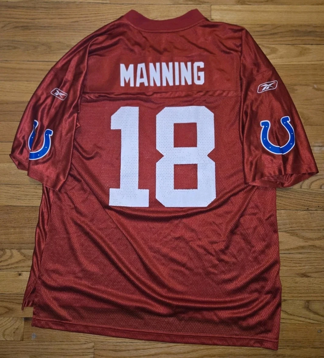 Reebok デッドストック NFL インディアナ ポリス マニング サイズXL Reebok Peyton Manning NFL Jerseys for sale | eBay