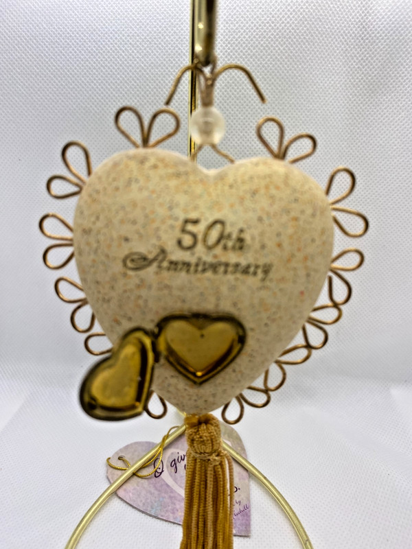 50th Wedding Anniversary ornament gift