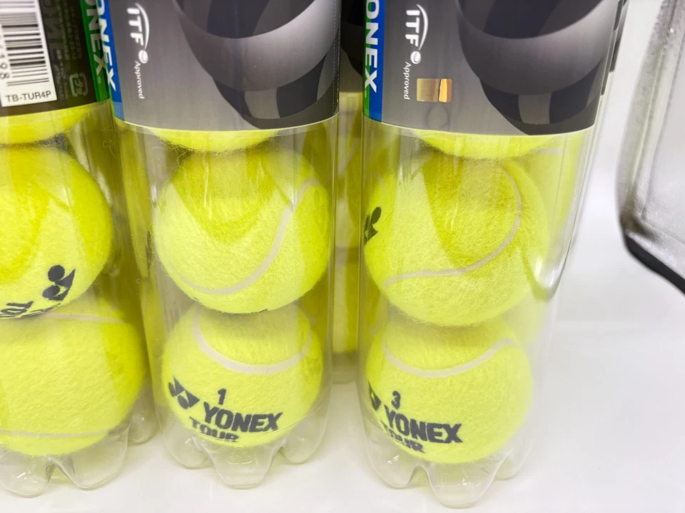 YONEX Tour Tennis Balls 60 balls total(15Cans of 4Balls per Box)TB-TUR4 - Image 4 of 4