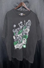 Vintage! NBA Unk Boston Celtics 2008-09 Championship Starting 5 T-shirt 2XL RARE
