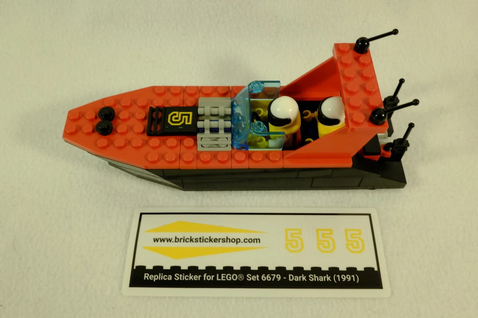 Lego 6679 Rennboot/Speedboat Dark Shark - Gebraucht - Mit Anleitung - Ohne OVP - Bild 2 von 3