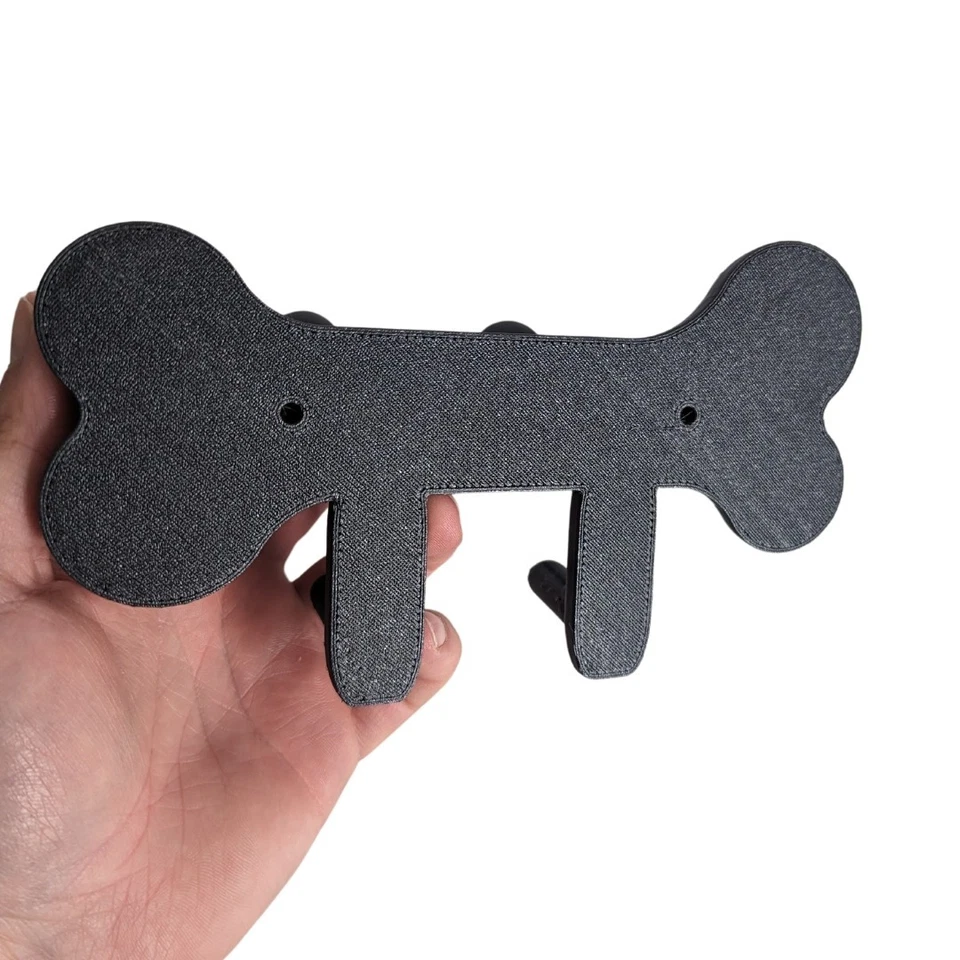 Dog Lead Hook Wall Mount - Bone Shaped Hanger 10cm Durable Storage - Image 3 of 4