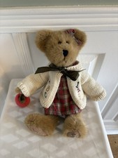 Vintage 2000 Boyds Bears MISS MACINTOSH "Teachers Rule" 12" Plush Bear