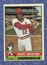 1976 Topps Baseball Set Break # 451 - Buddy Bradford - Cardinals - Free Shipping