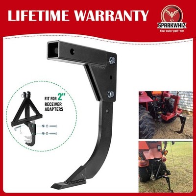 Racewill Hitch Lawn Mounted Ripper Garden Plow for ATV/UTV Tractor W/2'' Receiver