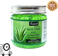 Organic Aloe Vera Gel Pure Natural Moisturizing Face Skin Hair Cucumber 7.76 OZ
