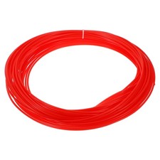 Wicker Repair Kit, 66 ft 2.4mm Round Synthetic Rattan Material, Vermilion