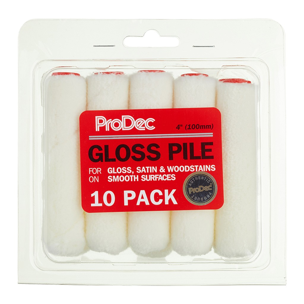 ProDec 10pk Mohair Mini Rollers 5mm for Wood & Metal – Gloss, Satin, Varnish
