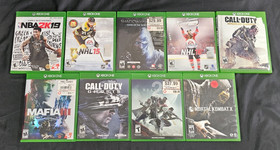 Microsoft Xbox One X with 1 controller, 4TB External Hard Drive, & 9 Games