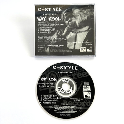 Crooked I B-Legit Mr. Tan Way Cool 1998 Promo CD Single BK CDP 4002-2 RARE