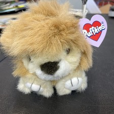 NWT Puffkins Lancaster Lion Plush Stuffed Animal 4.5" Vintage 1994 E6