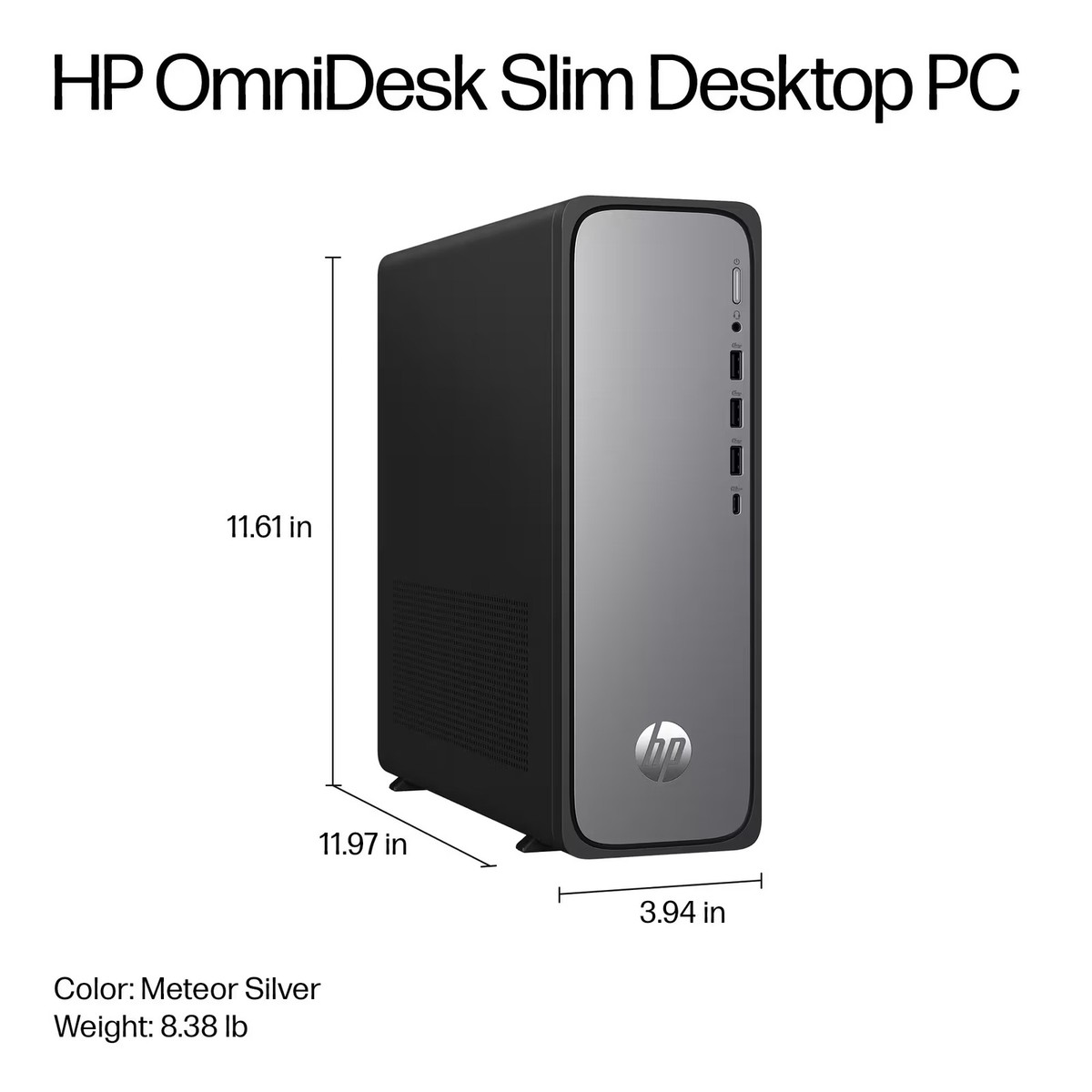 HP - OmniDesk Slim Desktop - Intel Core i3-13100 2023 - 8GB DDR5