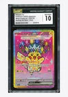 Pokemon CGC 10 GEM MINT Pikachu ex SAR 2025 234/193 M2a Japanese
