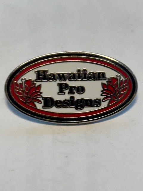 1 FREE Classic Surf Logo Haw.Pro Designs Surfboards enamel pins, vintage surfing