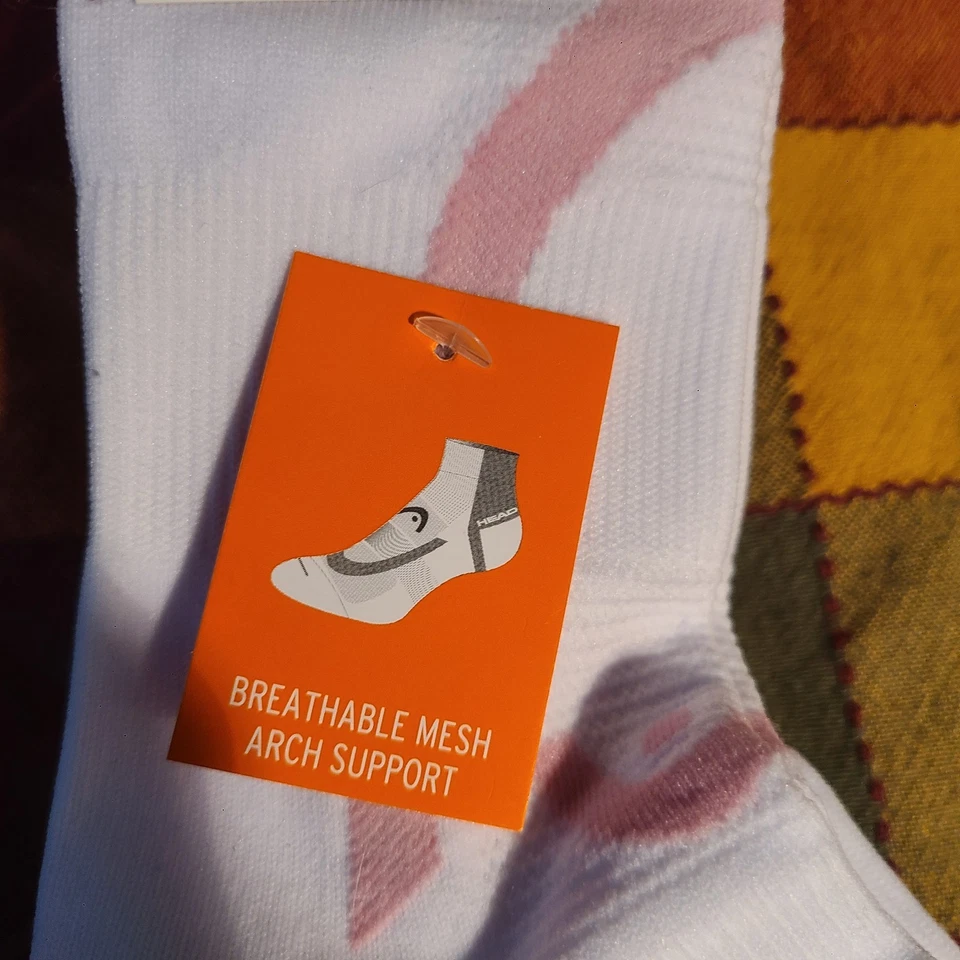 Calcetines Head Performance para mujer 3 pares talla 6 a 10 calcetines al tobillo soporte para el arco nuevos con etiquetas Foto 3 de 4