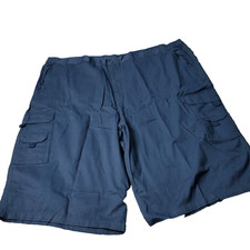 KingSize Cargo Shorts Mens 60 Big  Tall Khaki Blue Chino Elastic Outdoor LL