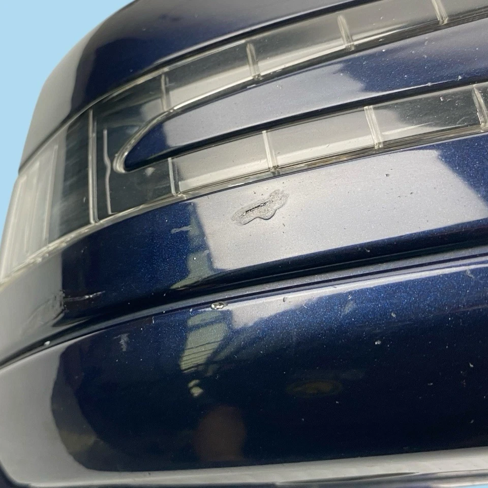 Espejo retrovisor lateral derecho punto ciego azul OEM 10-13 Mercedes W221 S550 S600 Foto 4 de 4