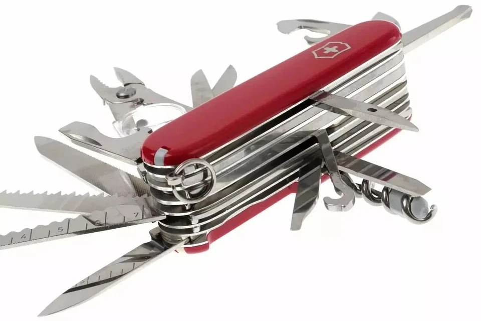 Victorinox Swiss Army Multi-Tool, SwissChamp Pocket Knife, Red 1.6795. USA Stock - Image 3 of 4