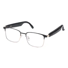 Smart Glasses Bluetooth Audio Sunglasses for Men Women with Dual Stereo Speak...