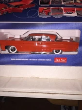 Sun Star Platinum Collection 1:18 Diecast Car 1958 Lincoln Continental MK 3 New