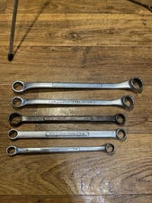 Lot of 5 Craftsman V Series Double Box End Wrenches Made In USA Mixed