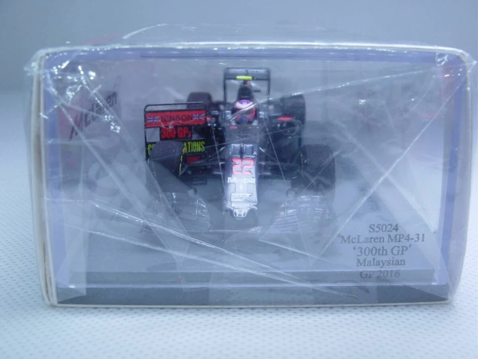 spark 1/43 McLaren MP4-31 GP della Malesia '300th GP' #22 Jenson Button McLaren - Immagine 3 di 4