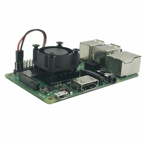 Cooler Kit For Raspberry Pi 3 B+, Cooling Fan + Aluminum Heatsink ( 25*25*16mm ) - Picture 3 of 7