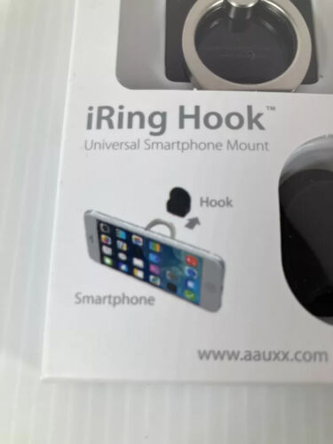 Black Authentic iRing Kickstand 4 iPhone Android Universal Smartphone Mount. M3 - Picture 3 of 4