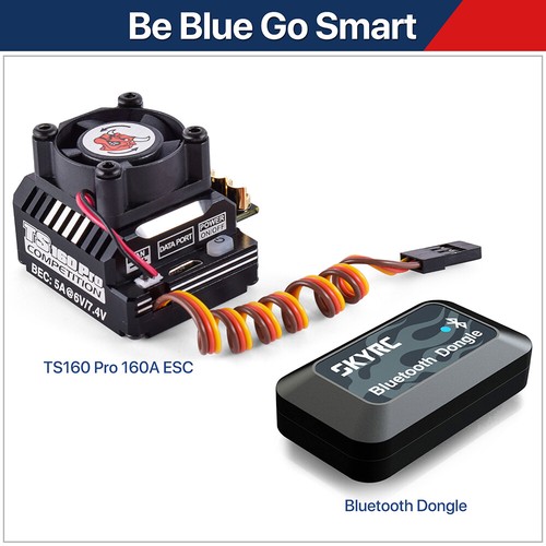 SKYRC TORO TS160 160A Brushless Sensored ESC w/6V/7.4V BEC for 1/10 Crawlers Car - Picture 16 of 25