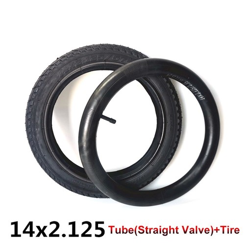 14x2.125/57-254 Innen-/Außenschlauch 14" Luftreifen für Elektroroller Fahrrad - Bild 2 von 15