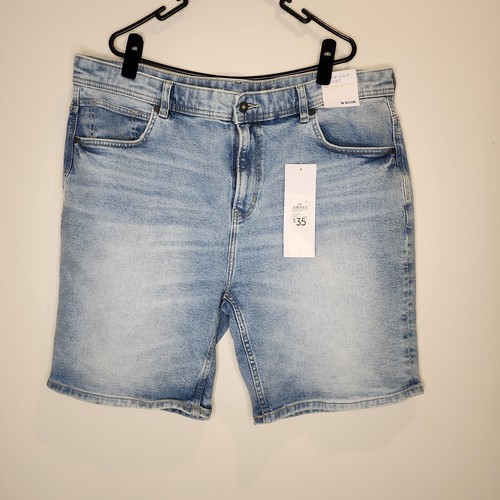 Target men's denim smart casual shorts size 40 acid fade brand new with tags.